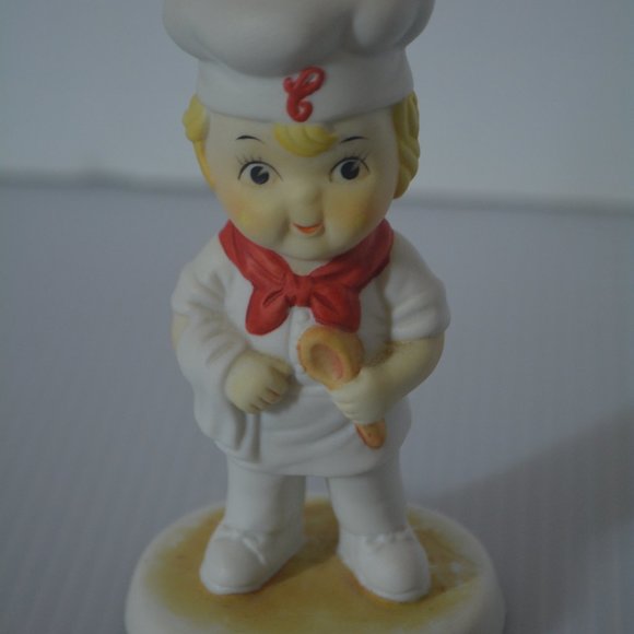 VTG 1993 Campbell's Soup Kids Figurine "Little Chef" Historical Series Ceramic - Picture 5 of 8